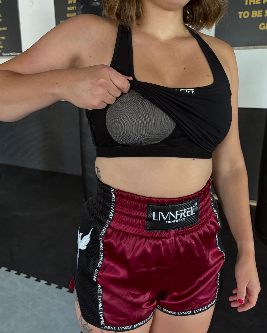 Crop Top mit integriertem Sport-BH